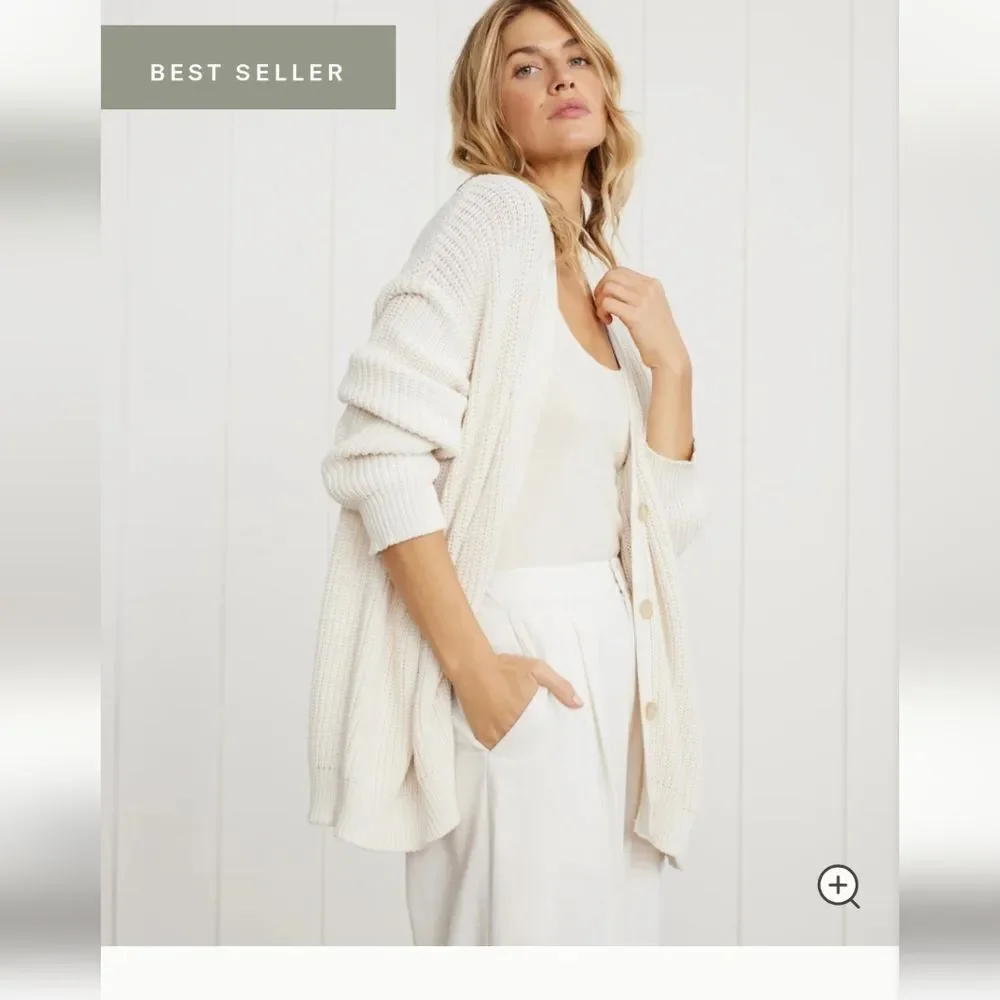 Jenni Kayne organic cotton cocoon cardigan